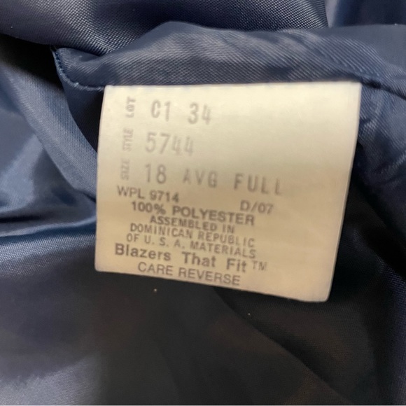 Carriage Court Fit Women’s Long Sleeve Jacket Blazer 1 Button Front Collar Lapel - Picture 5 of 6